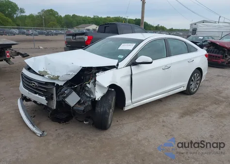 2015 Hyundai Sonata Sport из США, поврежденный, VIN 5NPE34AF3FH047610